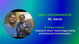 Healy testimony  Helping for Brain Hemorrhage healing and Enhanced Communication [upl. by Westhead]