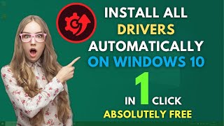 Download and Install All Drivers Automatically in 1 Click  Windows 10 [upl. by Naujyt]