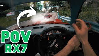 Assetto Corsas BEST FLOWING TOUGE MAP │RX7 │POV [upl. by Eillo]