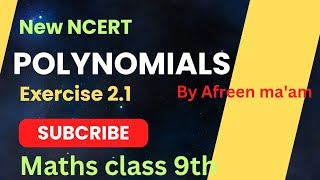 Polynomials ex 21  maths class 9 chapter 2 ex 21  new ncert  202425 [upl. by Khudari791]