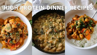 HIGH PROTEIN DINNER RECIPES 🍂 [upl. by Namus]