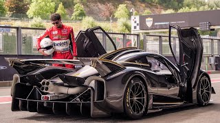 Pagani Huayra R Allattacco di SPAFrancorchamps  Davide Cironi Drive Experience [upl. by Yarised]