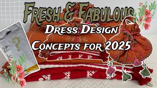 Dress Designs Concepts for 2025  Winter SemiFormal 3 Piece Suits  Potli Bag  Parcel Unboxing [upl. by Earb]