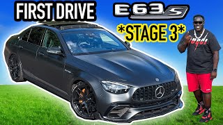 FIRST DRIVE IN MY NEW E63S STAGE 3 FINAL EDITION 1 OF 999 [upl. by Tuckie]