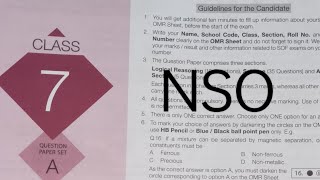 Science Olympiad Set A  SOF NSO Class 7 Answer Key  StudyMaterialVideos [upl. by Aeet]