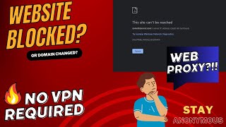 Bypass the website restrictions and stay anonymous without vpn proxyserver proxy webproxy [upl. by Walsh263]