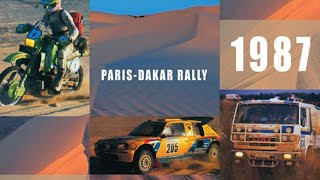 The 1987 ParisDakar Rally  Group B Peugeot 205 T16 Debut [upl. by Hogg]