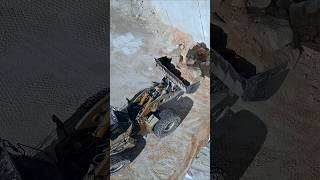 Powerful CAT 993K Earthmover in Action at Marble Quarry shorts construction excavator [upl. by Nnaeirrac176]