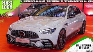 2024 MercedesAMG C63S E Performance F1 Edition Launched In Malaysia  Full Interior Exterior [upl. by Oralla]