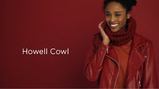 Howell Cowl knit with Vannas Choice® [upl. by Irat455]