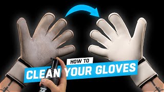 The BEST Way to Clean and Wash Your Goalkeeper Gloves  Glove Hacks amp Tips [upl. by Euqnom74]