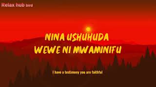 Israel Mbonyi  Nitaamini Video Lyrics Swahili and English translation lyrics [upl. by Hennebery]