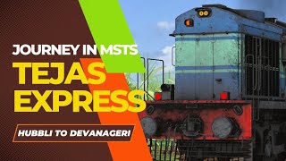 TEJAS EXPRESS FULL ON ACTION  SHORT JOURNEY indianrailways msts india [upl. by Aihsak]