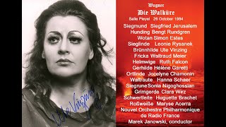 Wagner Die Walkure Paris 1984 Vinzing Estes Rysanek Jerusalem Janowski [upl. by Bran]