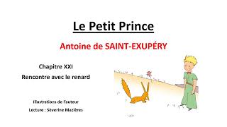 Le Petit Prince et le renard  chapitre XXI [upl. by Marcelle]