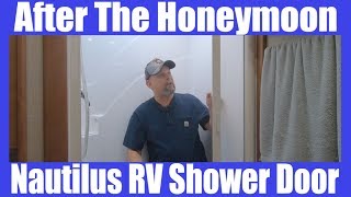 After The Honeymoon Nautilus Sliding RV Shower Door [upl. by Valerlan]