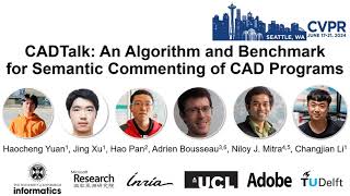 CVPR2024 Highlight  CADTalk An Algorithm and Benchmark for Semantic Commenting of CADPrograms [upl. by Gibb]