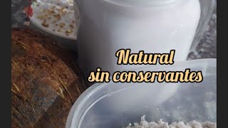 📝Aprende a preparar en casa tu propia LECHE DE 🥥 COCO casera❌Sin conservantes [upl. by Mayes]