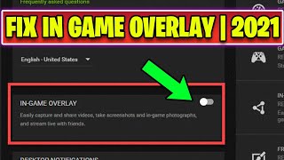 How to fix GeForce experience ingame overlay not working  2021 [upl. by Notle]