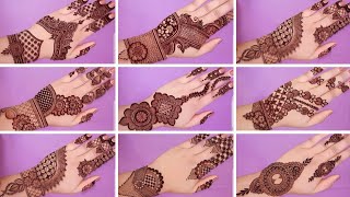 Easy top Arabic Mehndi Design Wedding Dulhan Special mehndi DesignSimplehenna Design mehndieid [upl. by Joannes]