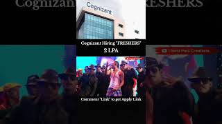 Cognizant Hiring Freshers jobs [upl. by Ramor]