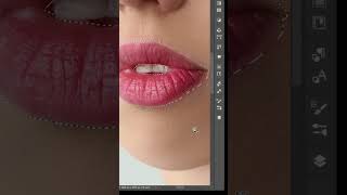 Mind Blowing Technique to create 100 Natural lipstick in photoshop ytshorts photoshoptutorial [upl. by Acireed]