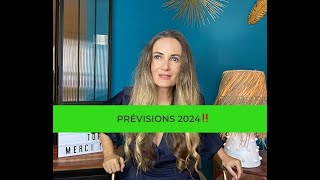 👀 Prévisions 2024❤️‍🩹 Que va t il se passer ⁉️ [upl. by Inesita458]