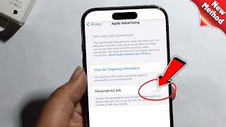 iPhone 15ProMax How to Turn Off Apple Personalized Ads [upl. by Niledam393]