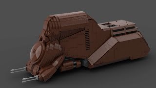 Lego Star Wars MTT Moc With Instructions  Multi Troop Transport Moc [upl. by Yim112]