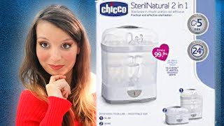 STERILIZZATORE CHICCO 3 In 1 Come Si Usa  Funziona Per Avere BIBERON E Oggetti Igienizzati [upl. by Elocn]