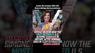 Luann De Lesseps after taking GOLD after her dating show premieres on Bravo [upl. by Deck]