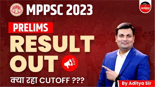 MPPSC Pre 2023 Result Out  MPPSC Prelims 2023 Cut Off  MPPSC WiNNERS Institute  by Aditya Sir [upl. by Niple853]