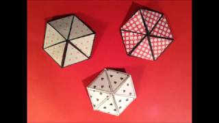 Hexaflexagon Tutorial für Explosionsbox [upl. by Arianne]