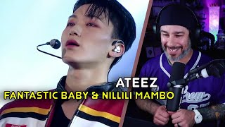 Director Reacts  ATEEZ  Fantastic Baby amp NILLILI MAMBO Live [upl. by Aihsyak947]