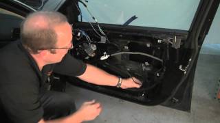 Removing BMW Door Panel amp Replacing Window Regulator [upl. by Anua]