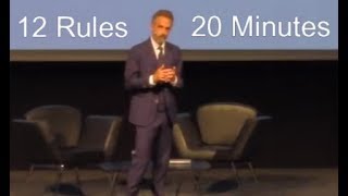 Jordan Peterson  12 Rules for Life in 20 Minutes [upl. by Ativel680]