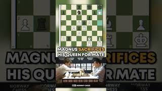 Ding BLUNDERS into MATE and Magnus SACRIFICES His QUEEN to CHECKMATE [upl. by Sill]