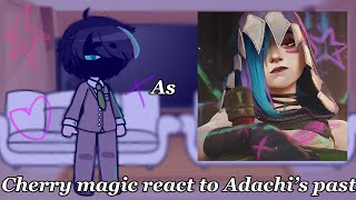 🍒 Cherry magic react to ADACHI’S past as JINX  Cherry magic  Arcane  WIP  ORIGINAL 🍒 [upl. by Dao740]