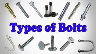 Types of Bolts  Types of Bolt Heads [upl. by Carmencita]