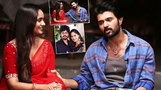 Amardeep Wife Tejaswini Gowda Interview With Vijay Devarakonda  Family Star  TBM [upl. by Ateekahs16]