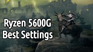 Ryzen 5600G  ELDEN RING  Best Graphics Settings [upl. by Afatsum]