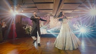 Best Surprise Dance Performance Bride amp Groom  Natasha amp Jaspreet’s Wedding Indian [upl. by Adeys]