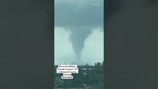 Hurricane Milton Tornado crosses I75 in Broward County Florida 1092024 Via WTVJNBC [upl. by Ardnazil389]