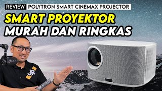 Smart Proyektor Murah Ringkas Bisa YouTube amp Netflix Polytron Smart CinemaX Projector [upl. by Tull]