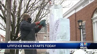 Lititz Ice Walk gets underway [upl. by Erline]