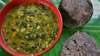 Keerai Kootu in Tamil  ராகி களி கீரை குழம்பு keera kolambu  Keerai Sambar Recipe  Keerai Masiyal [upl. by Neelasor]