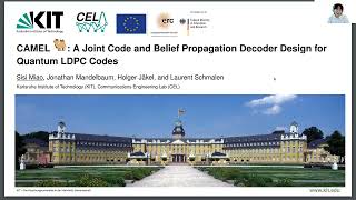 ISIT 2024 A joint code and belief propagation decoder design for quantum LDPC codes [upl. by Bissell]