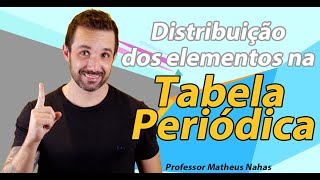 Aula 10  Localização dos elementos na Tabela Periódica [upl. by Aciretnahs]