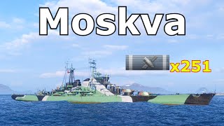 World of WarShips Moskva  5 Kills 272K Damage [upl. by Spalding]