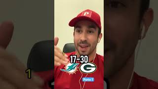 Green Bay domina a Miami 3017 parte 1 nfl [upl. by Kellda]